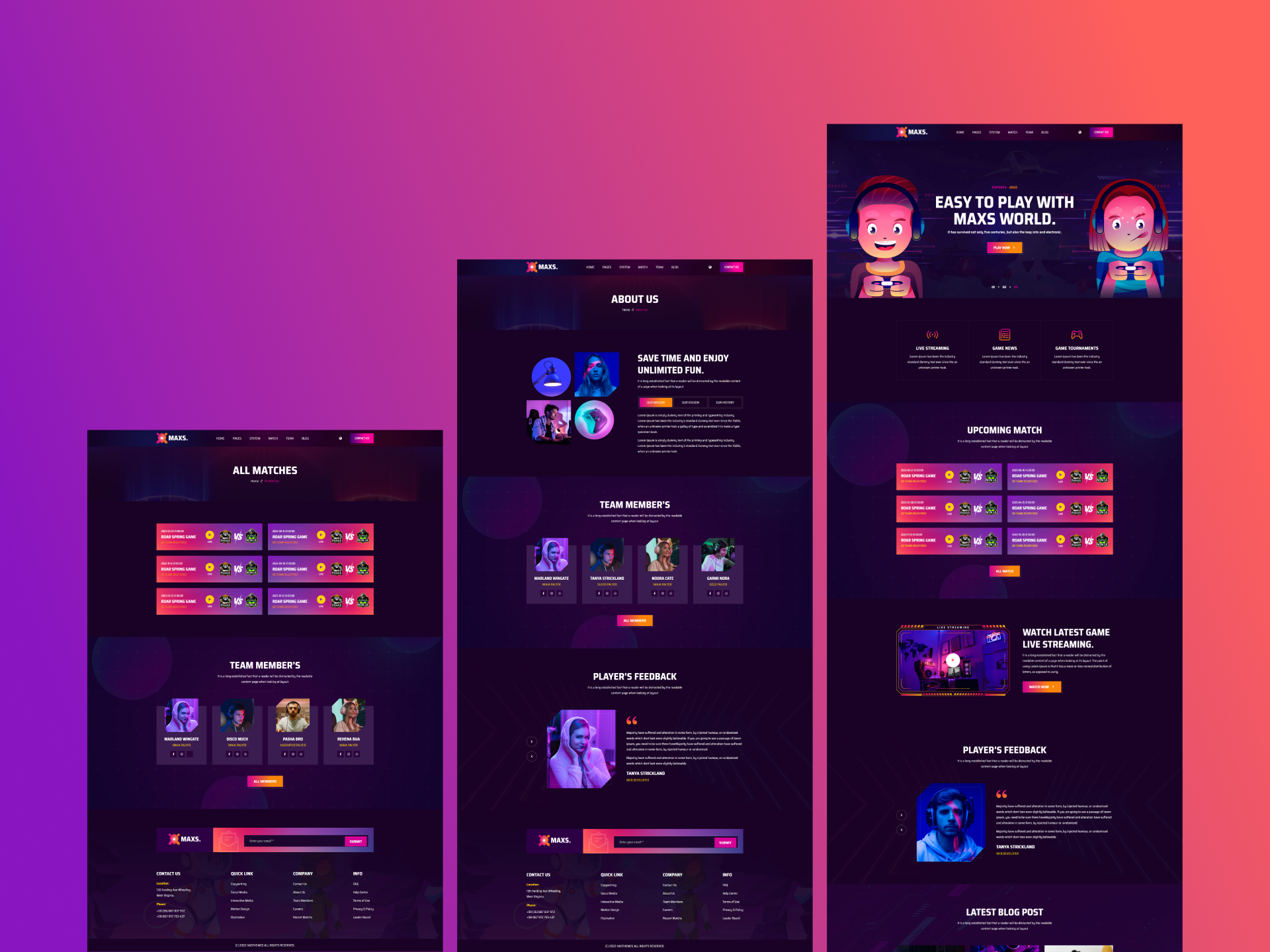 Clean and Modern Look