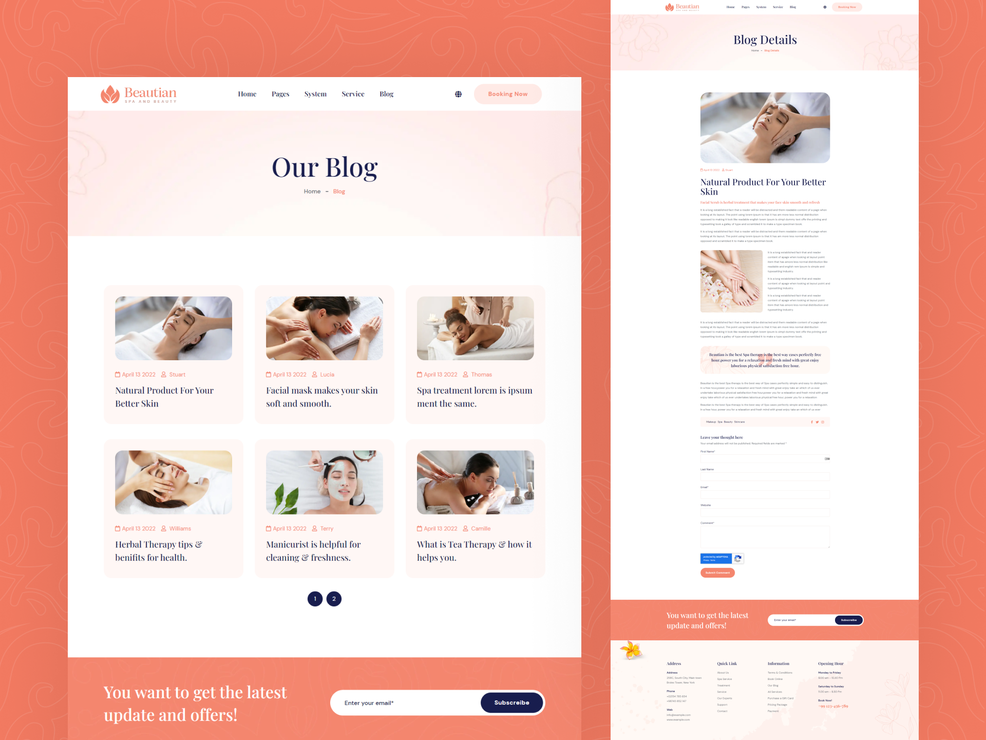 News/Blog Page