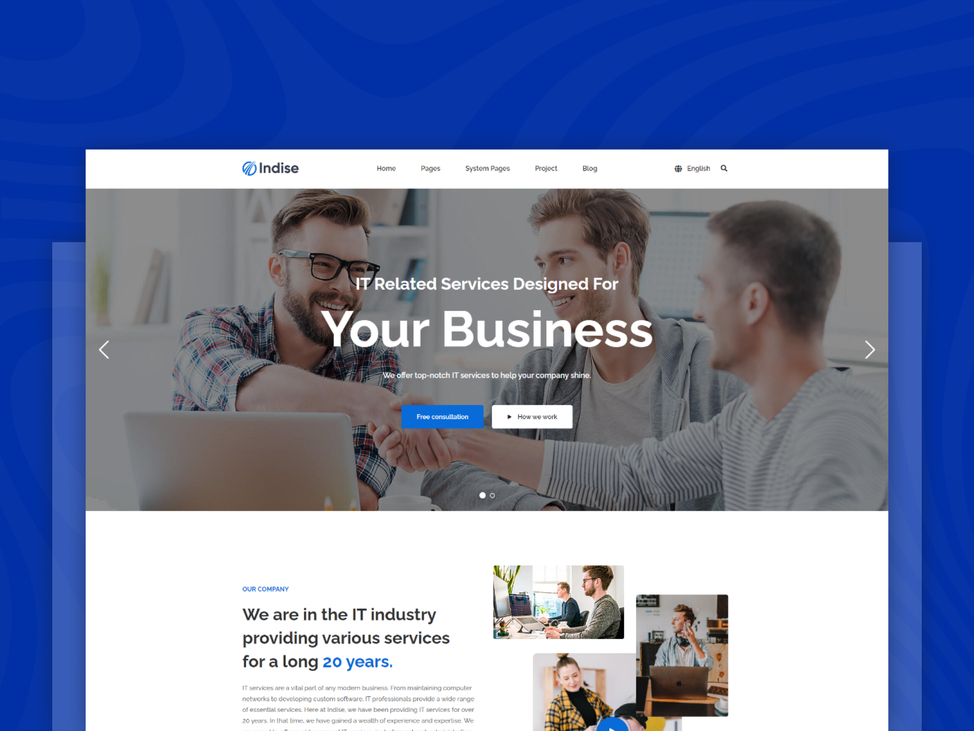 Clean and Modern Hero Section