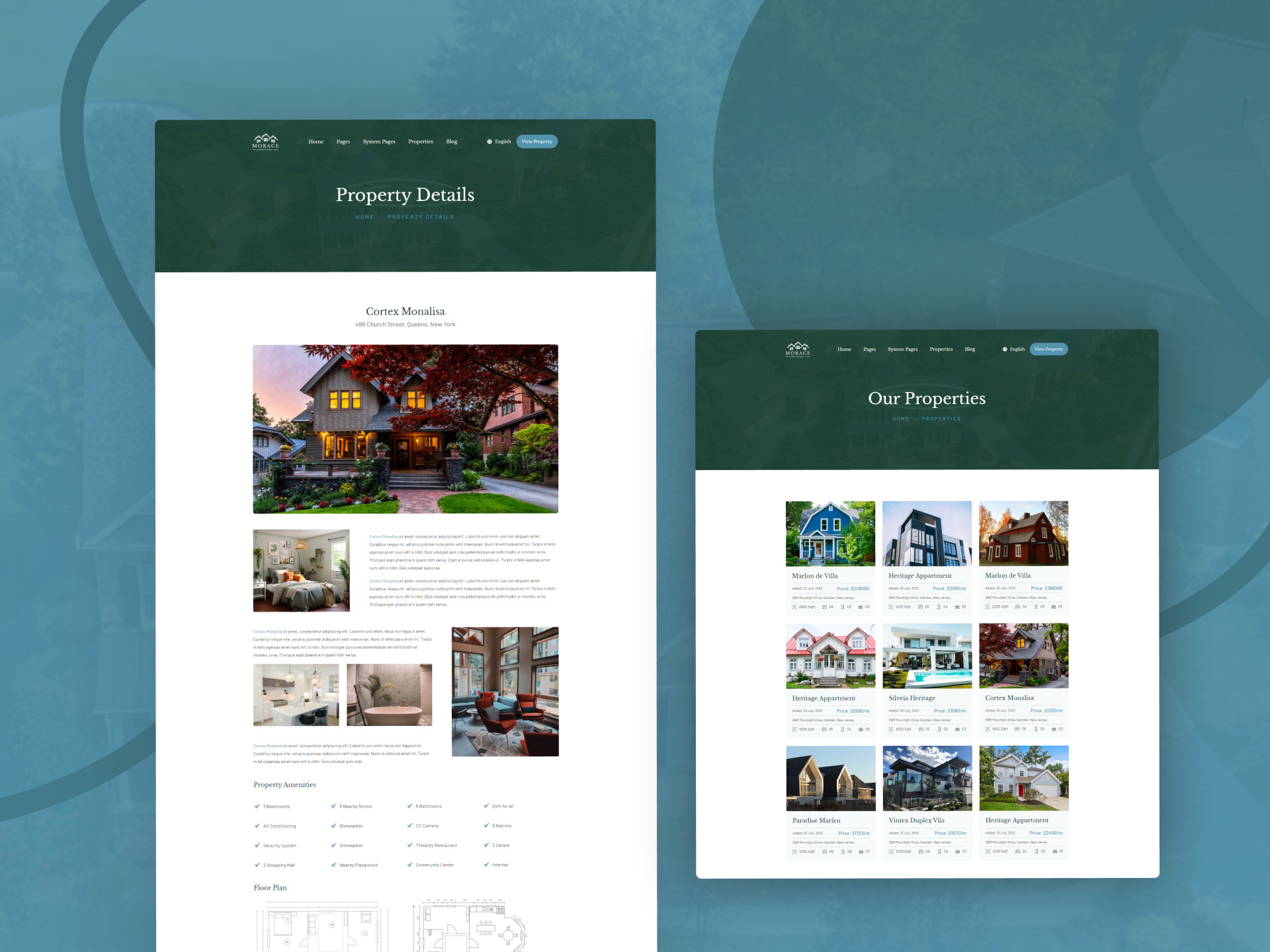 Eye-catchy Properties And Property Details Page